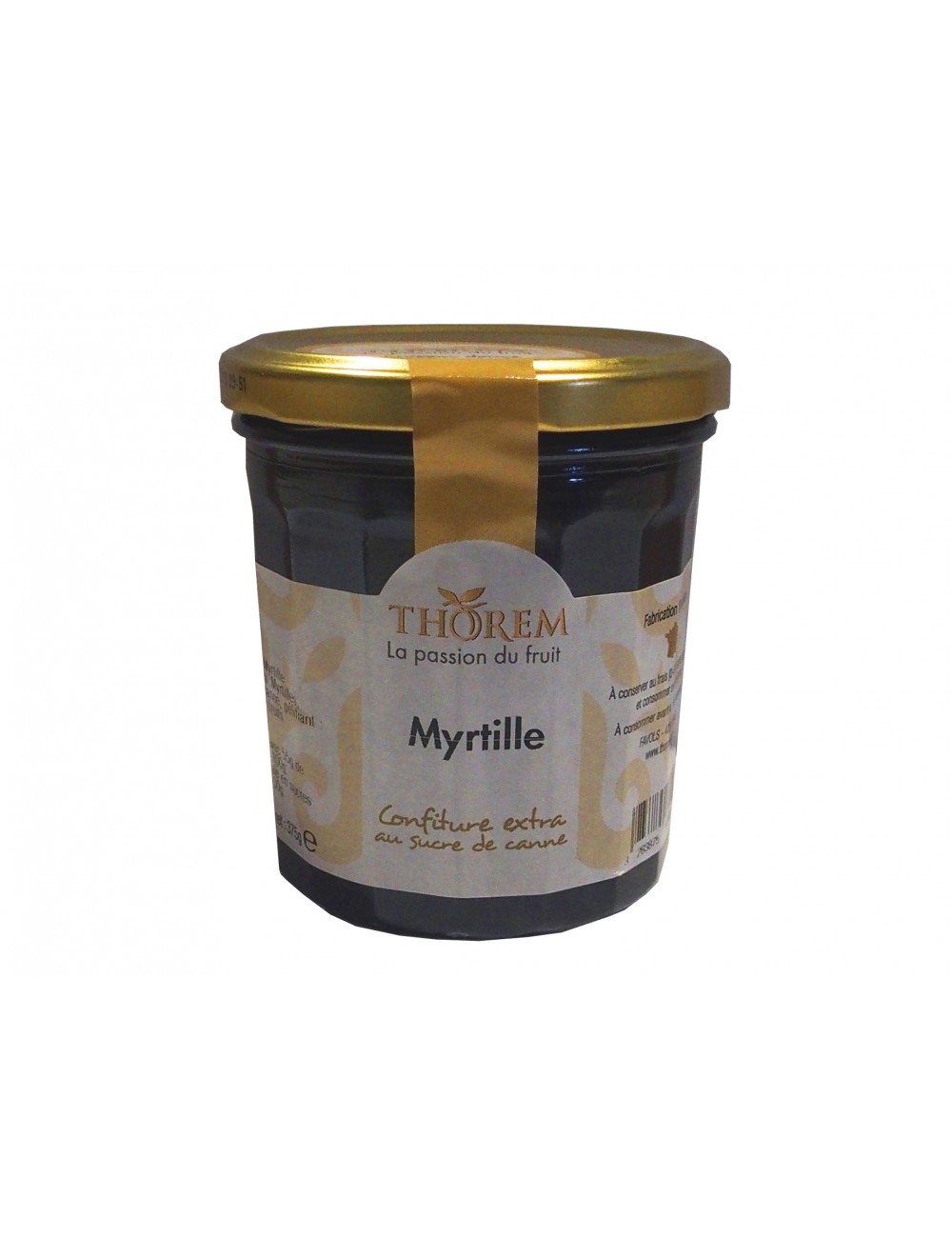 Confiture de Myrtille, pot 375 gr