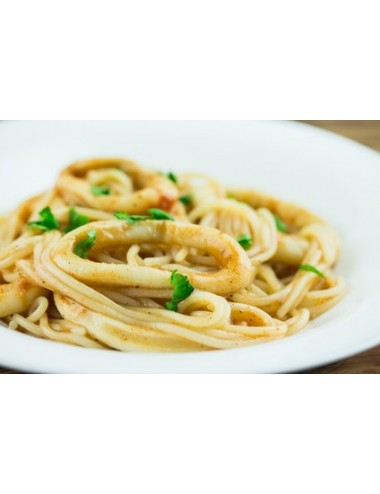Calamars à l'Andalouse et Pâtes, sachet 400gr