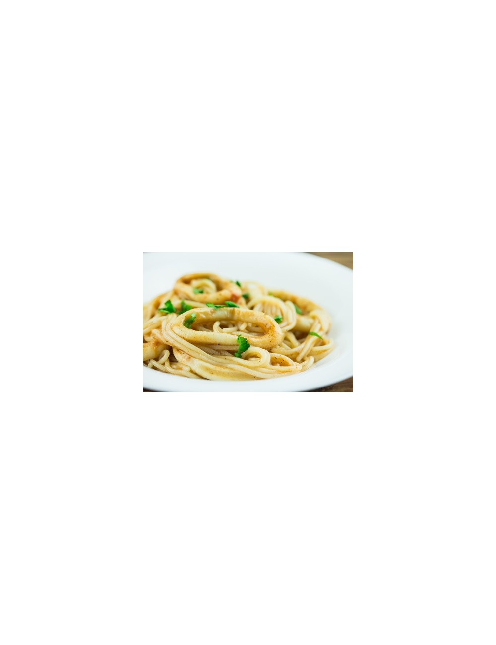Calamars à l'Andalouse et Pâtes, sachet 400gr