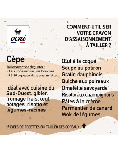 Crayon d'Assaisonnement à tailler - Coffret 3 saveurs FESTIF