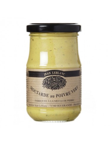 Moutarde au poivre vert, 210 gr