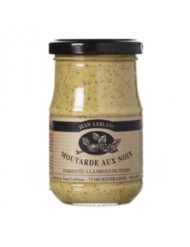 Moutarde aux noix du Périgord, 210 gr